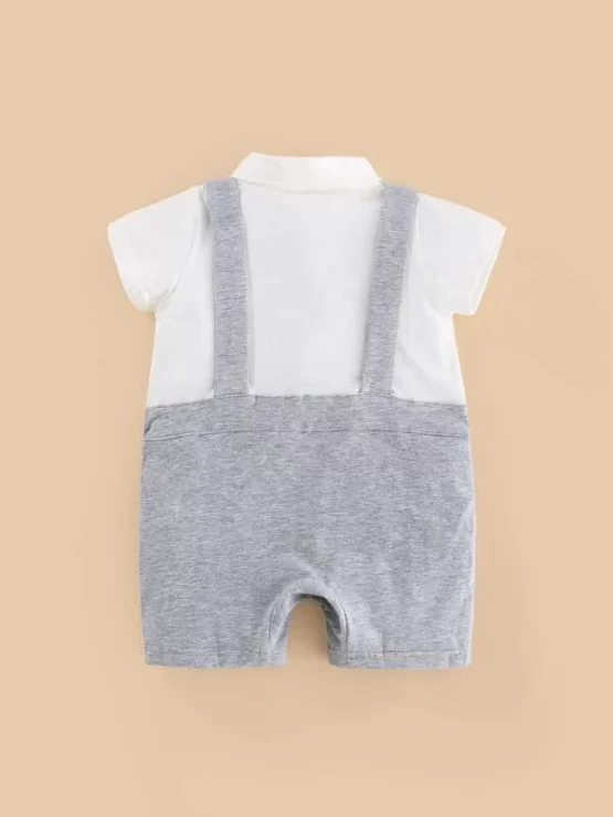 Peninsula Baby Baby Bow Front 2 In 1 Jumpsuit - Image 3
