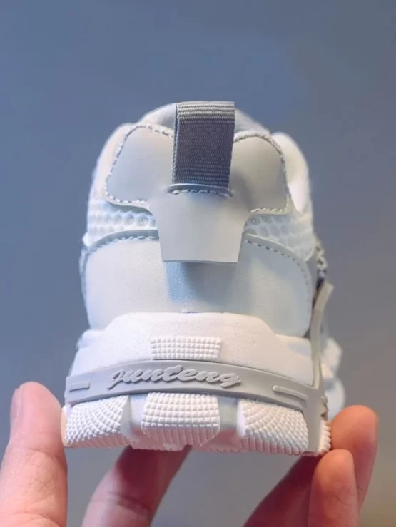 Boys Mesh Panel Drawstring Chunky Design Sneakers - Image 3