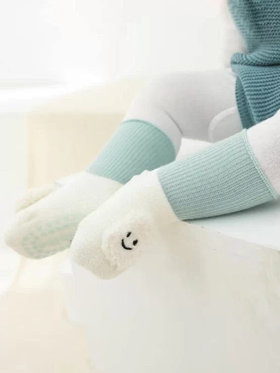 Baby Casual One Pair Cartoon Embroidery Socks
