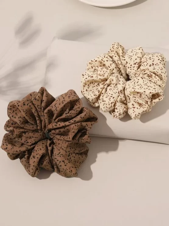 Two pieces Casual Polka Dot Pattern Scrunchie - Image 4