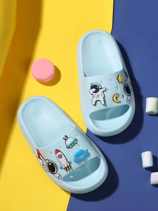 Boys Astronaut & Rocket Graphic Slides