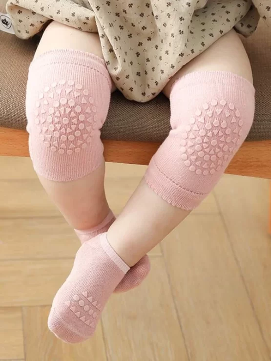 1pair Baby Solid Socks & 1pair Baby Leg Warmers - Image 4