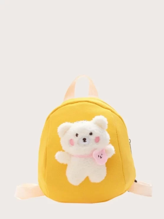 Boys Adjustable 3D Cartoon Decor Backpack - Image 4