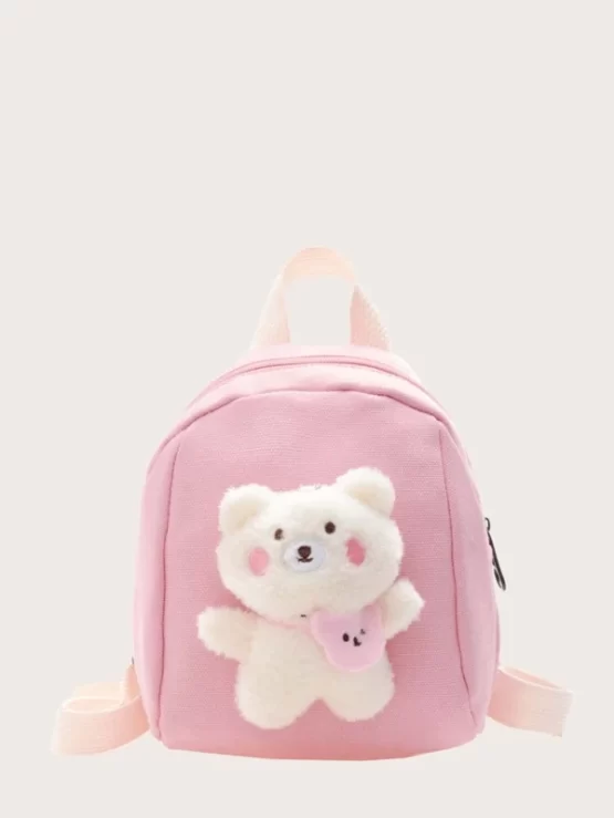 Boys Adjustable 3D Cartoon Decor Backpack - Image 16