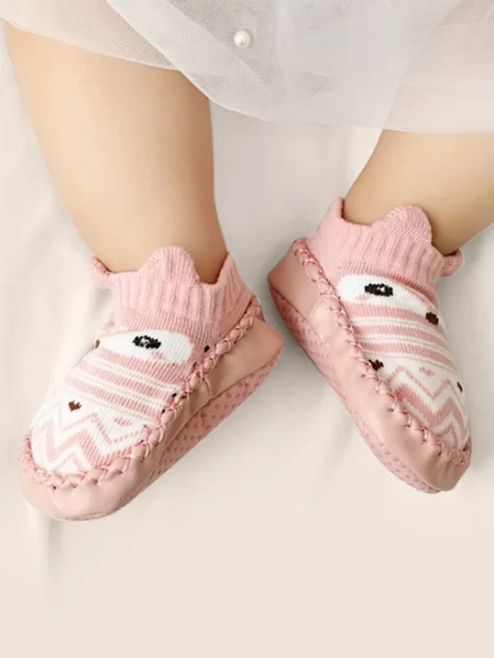 Baby Striped Casual Pattern Shoe Cartoon Socks - Image 4