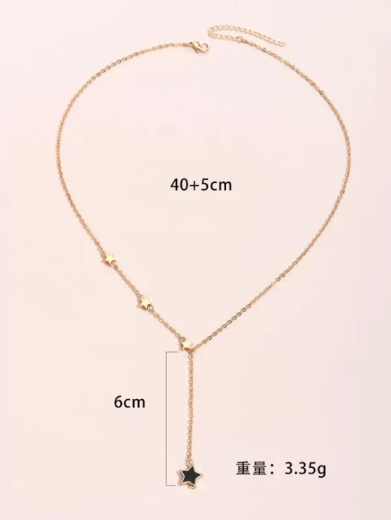 One Piece Fashionable Star Charm Necklace - Image 3