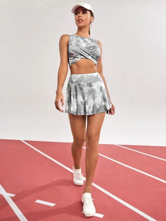 Softness Tie Dye Sports Set With Phone Pocket - Image 2