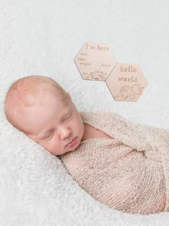 Newborn Two Pieces Slogan & Dinosaur Print Photography Prop - Image 3