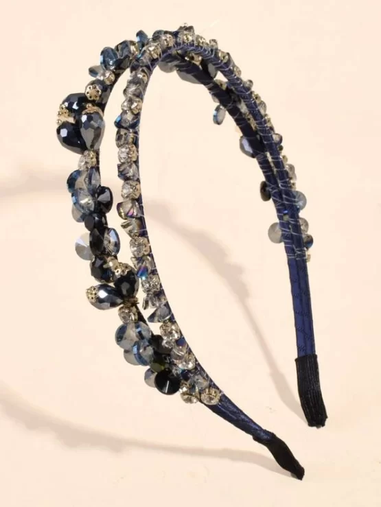 Glamorous Rhinestone Crystal Decor Hair Hoop - Image 2