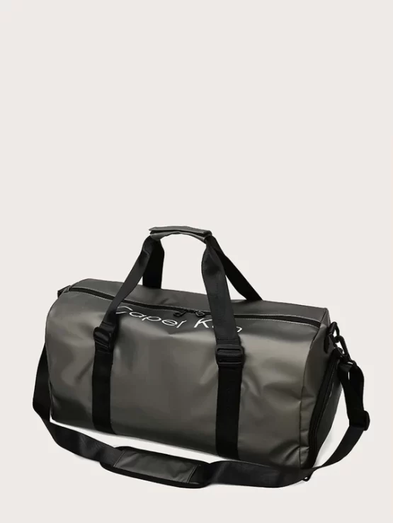 Letter Graphic Adjustable Barrel Training Bag - Image 2