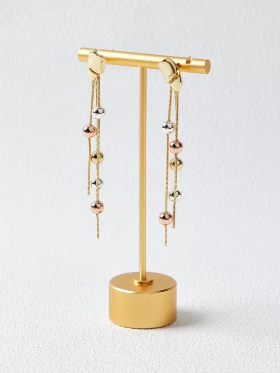 MOTF PREMIUM Round Ball Tassel Drop Earrings - Image 3