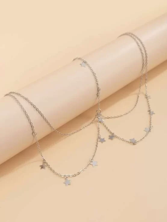 One Piece Glamorous Star Decor Body Chain - Image 3