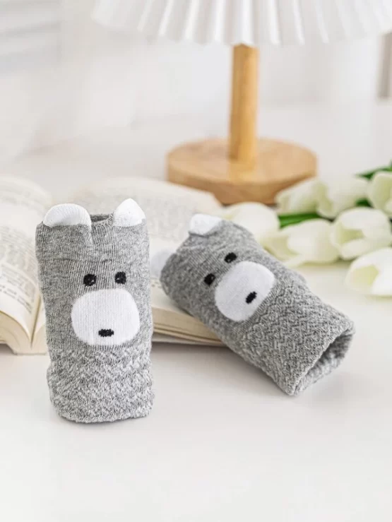 Baby Casual One Pair Cartoon Graphic Socks - Image 5