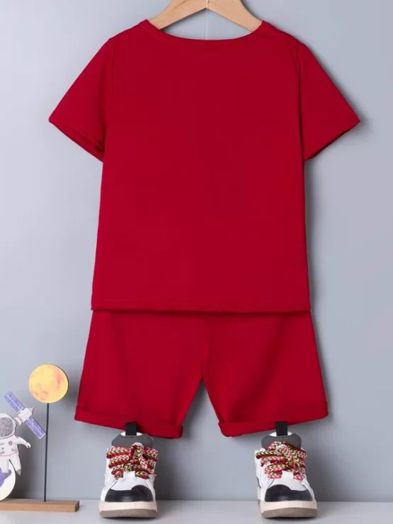 Toddler Boys Slogan Graphic Tee & Shorts - Image 4