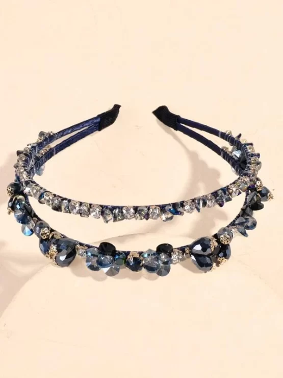 Glamorous Rhinestone Crystal Decor Hair Hoop