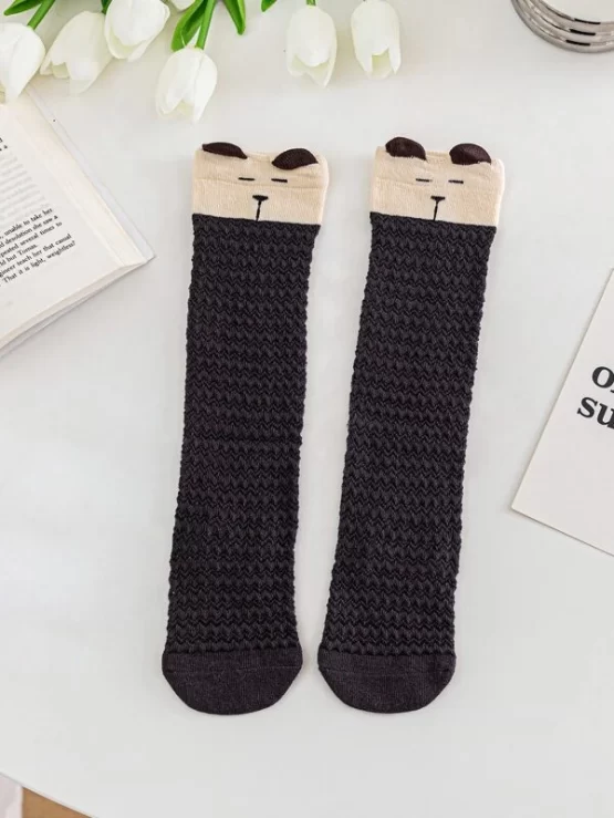 Baby Casual One Pair Cartoon Graphic Socks
