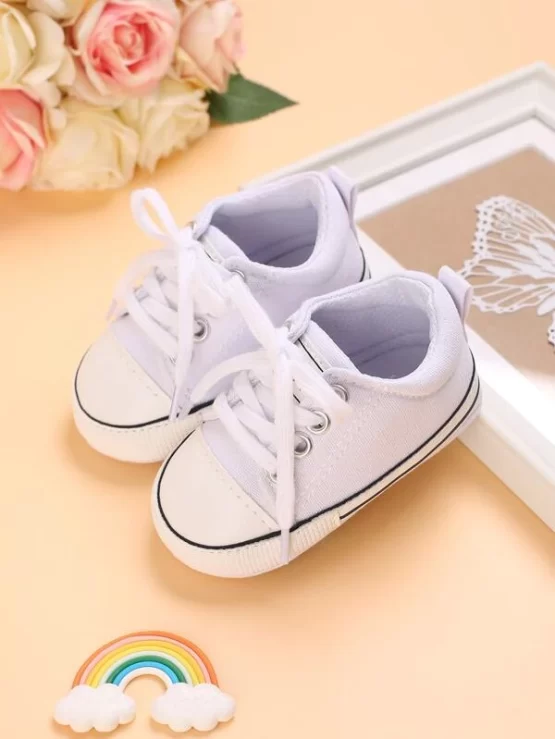 Baby Minimalist Rubber Lace Up Front Sneakers