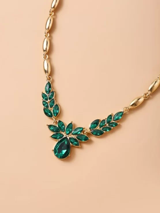 Water Drop Pendant & Necklace & Earrings - Image 3