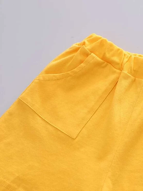Toddler Boys Cartoon Graphic Tee & Shorts - Image 3