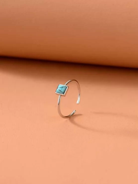 One Piece Fashionable Copper Cuff Design Ring - Image 2