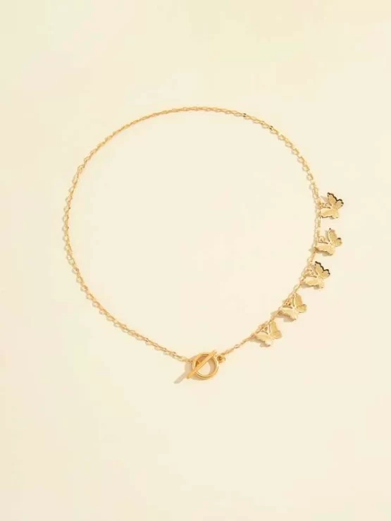 Fashionable Pendant Butterfly Charm Necklace - Image 2