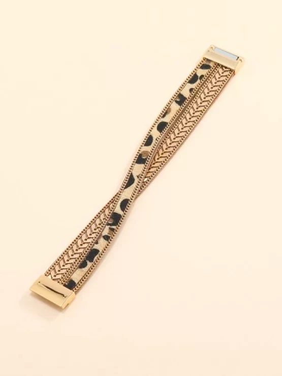 Chain Fashionable Layered Decor Bracelet - Image 2