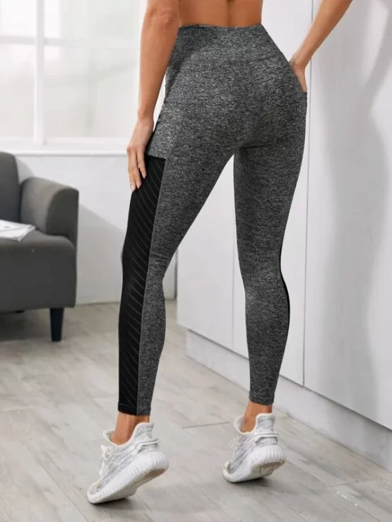 Space Dye Sports Leggings With Phone Pocket - Image 6