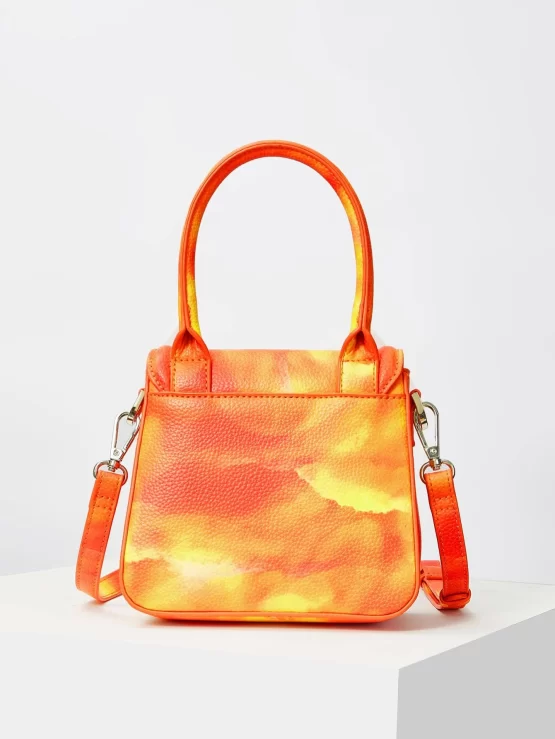 MOTF PREMIUM Tie Dye Flap Satchel Bag - Image 2