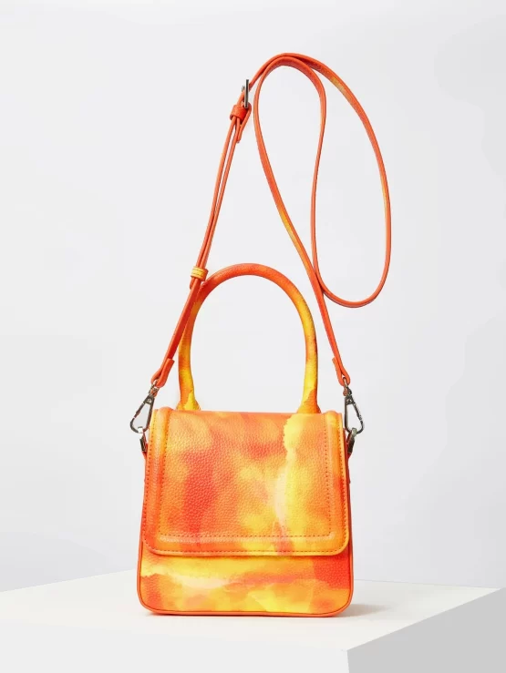 MOTF PREMIUM Tie Dye Flap Satchel Bag - Image 3