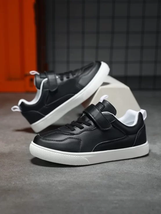 Boys Hook-and-loop Fastener Skate Shoes - Image 3
