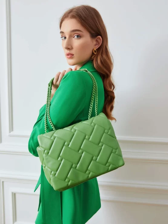 MOTF PREMIUM Quilted Flap Chain Shoulder Bag - Image 5