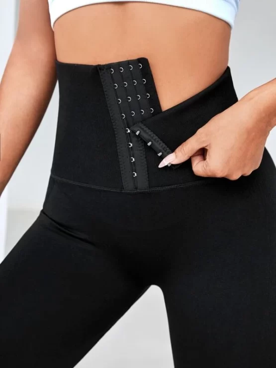 Hook And Eye Scrunch Butt Sports Biker Shorts