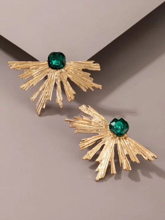 Rhinestone Fashionable Lead Alloy Detail Earrings - Image 3