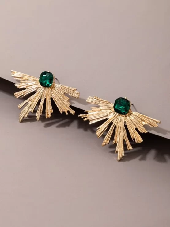 Rhinestone Fashionable Lead Alloy Detail Earrings - Image 2