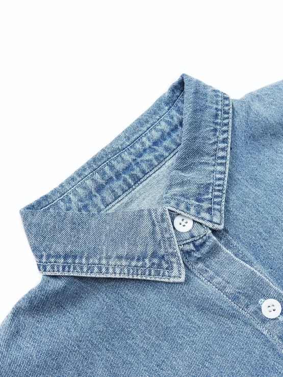 SOLOCOTE Boys Flap Pocket Denim Jacket - Image 2