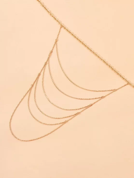 Minimalist Fashionable Shoulder Body Chain - Image 3
