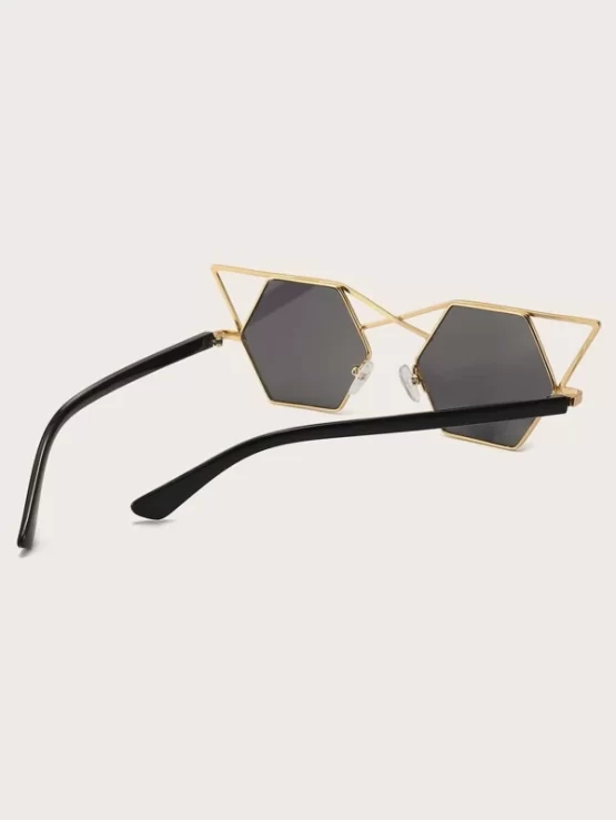 Cut Out Casual Cat Eye Fashion Glasses - Image 3
