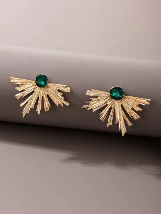 Rhinestone Fashionable Lead Alloy Detail Earrings