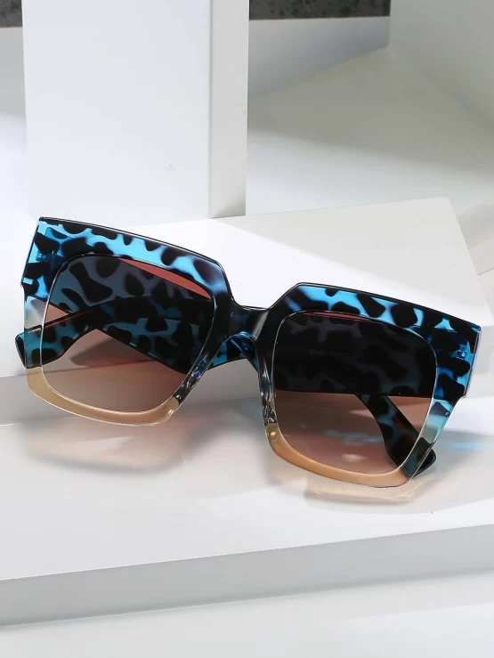 Acrylic Frame Tinted Lens Fashion Glasses