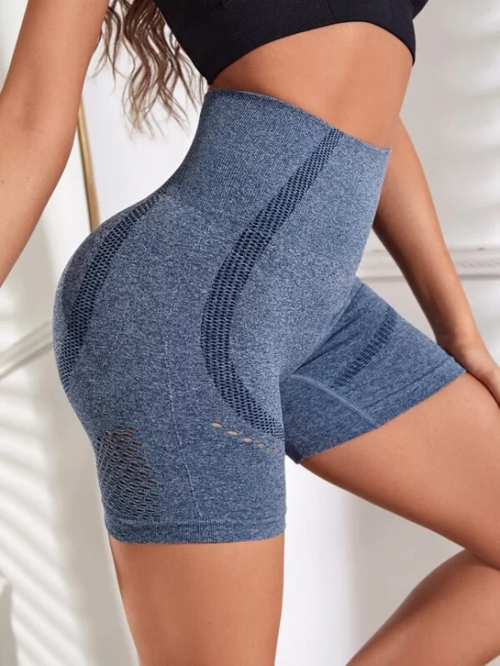 Wide Waistband Scrunch Butt Sports Shorts