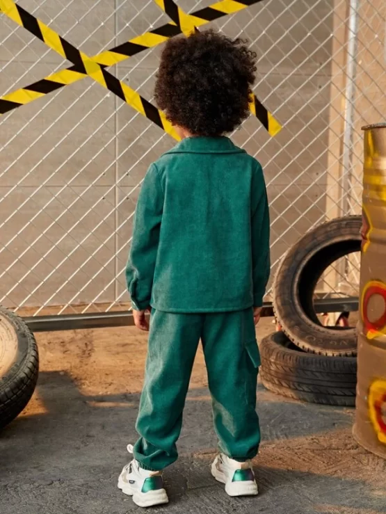 Toddler Boys Flap Pocket Jacket & Pants - Image 6