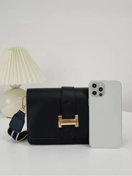 Fashionable Letter Mini Flap Crossbody Bag - Image 4