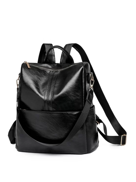 EMERY ROSE Zip Front Functional Fanny Backpack - Image 3