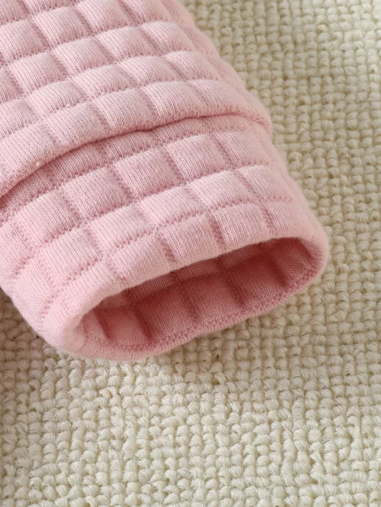 Baby 3D Ears Patched Hooded Footed Sleep Front Jumpsuit - Image 2