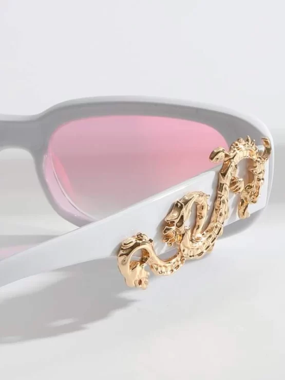 Dragon Decor Tinted Lens Fashion Glasses - Image 3