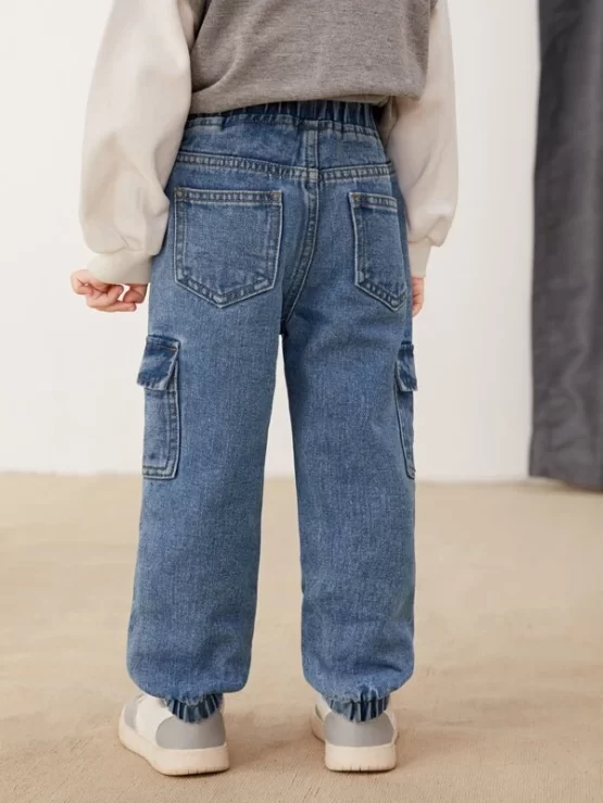 Toddler Boys Flap Jogger Pocket Jeans - Image 3