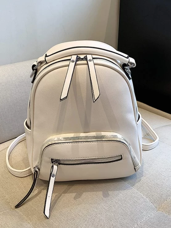 Multi Zip Adjustable Functional Fanny Backpack