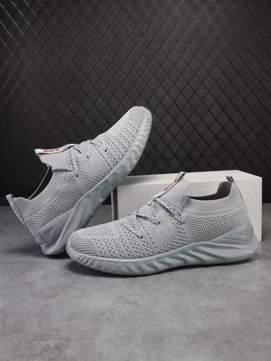Boys Lace-up Letter Decor Front Sneakers