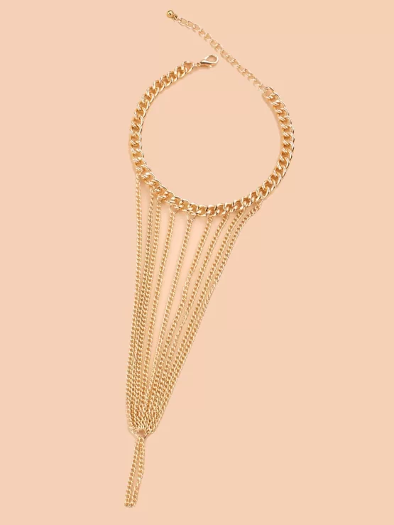 Fashionable Chain Anklet With Toe Ring - Image 2