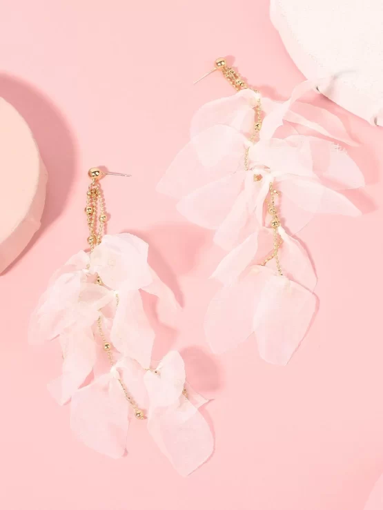 Bow Dangle Fashionable Decor Drop Earrings - Image 3